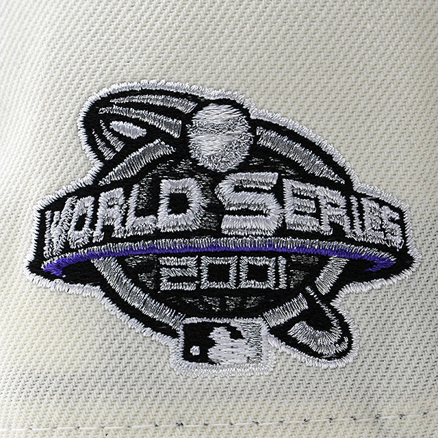 ニューエラ キャップ 9FORTY アリゾナ ダイヤモンドバックス MLB 2001 WORLD SERIES GREY BOTTOM A-FRAME SNAPBACK CAP CREAM
