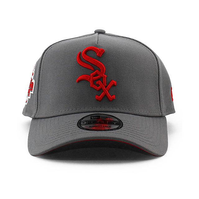 ニューエラ キャップ 9FORTY シカゴ ホワイトソックス MLB 2003 ALL STAR RED BOTTOM A-FRAME SNAPBACK CAP GRAY