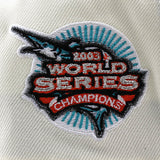 ニューエラ キャップ 9FORTY フロリダ マーリンズ MLB 2003 WORLD SERIES GREY BOTTOM A-FRAME SNAPBACK CAP CREAM
