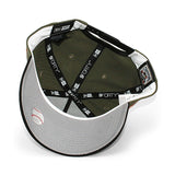 ニューエラ キャップ 9FORTY デトロイト タイガース MLB 2005 ALL STAR GAME GREY BOTTOM A-FRAME SNAPBACK CAP OLIVE