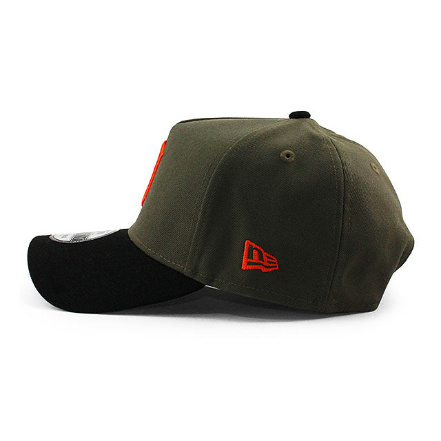 ニューエラ キャップ 9FORTY デトロイト タイガース MLB 2005 ALL STAR GAME GREY BOTTOM A-FRAME SNAPBACK CAP OLIVE