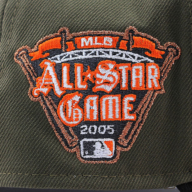 ニューエラ キャップ 9FORTY デトロイト タイガース MLB 2005 ALL STAR GAME GREY BOTTOM A-FRAME SNAPBACK CAP OLIVE