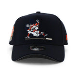 ニューエラ キャップ 9FORTY デトロイト タイガース MLB 2005 ALL STAR GAME GREY BOTTOM A-FRAME SNAPBACK CAP NAVY