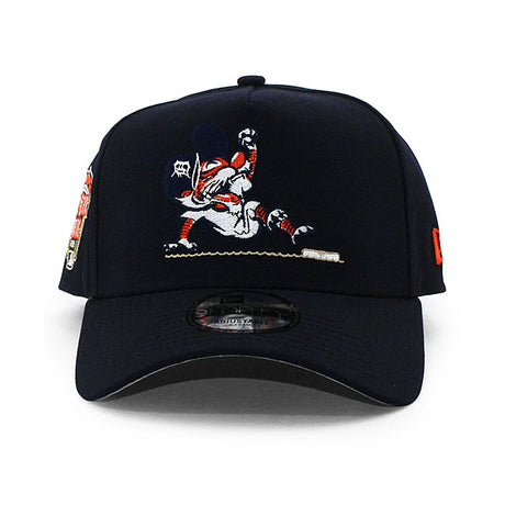 ニューエラ キャップ 9FORTY デトロイト タイガース MLB 2005 ALL STAR GAME GREY BOTTOM A-FRAME SNAPBACK CAP NAVY