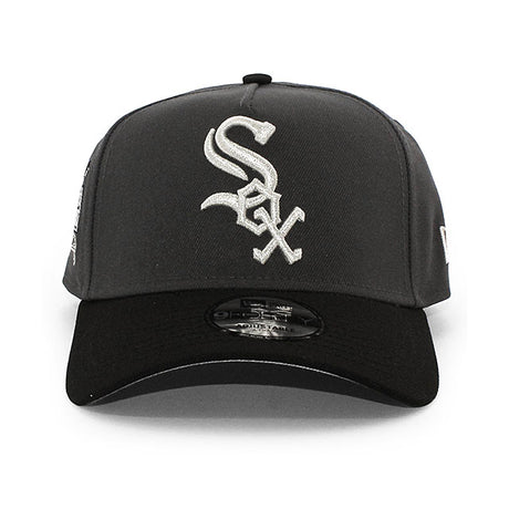 ニューエラ キャップ 9FORTY シカゴ ホワイトソックス MLB 2005 WORLD SERIES CHAMPIONS GREY BOTTOM A-FRAME SNAPBACK CAP GRAY