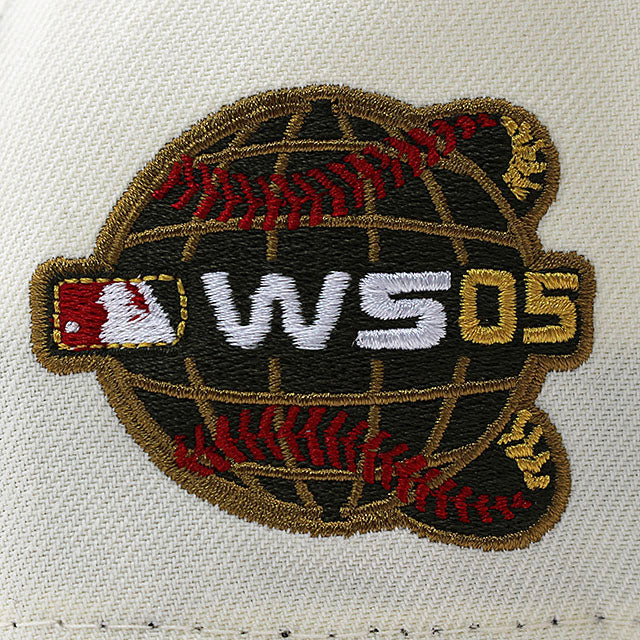 ニューエラ キャップ 9FORTY  シカゴ ホワイトソックス MLB 2005 WORLD SERIES GREY BOTTOM A-FRAME SNAPBACK CAP CREAM