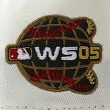 ニューエラ キャップ 9FORTY  シカゴ ホワイトソックス MLB 2005 WORLD SERIES GREY BOTTOM A-FRAME SNAPBACK CAP CREAM