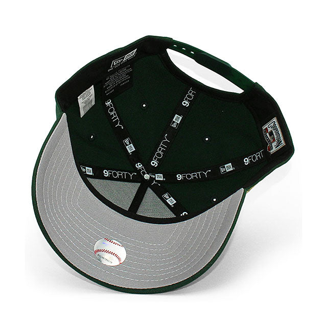 ニューエラ キャップ 9FORTY セントルイス カージナルス MLB 2006 WORLD SERIES GREY BOTTOM A-FRAME SNAPBACK CAP DK GREEN