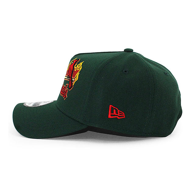 ニューエラ キャップ 9FORTY セントルイス カージナルス MLB 2006 WORLD SERIES GREY BOTTOM A-FRAME SNAPBACK CAP DK GREEN