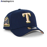 ニューエラ キャップ 9FORTY テキサス レンジャーズ MLB 2020 INAUGURAL SEASON PEACH BOTTOM A-FRAME SNAPBACK CAP NAVY