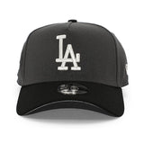 ニューエラ キャップ 9FORTY ロサンゼルス ドジャース MLB 2024 WORLD SERIES CHAMPIONS GREY BOTTOM A-FRAME SNAPBACK CAP GRAY