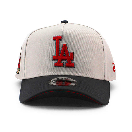 ニューエラ キャップ 9FORTY ロサンゼルス ドジャース MLB 2024 WORLD SERIES RED BOTTOM A-FRAME SNAPBACK CAP STONE