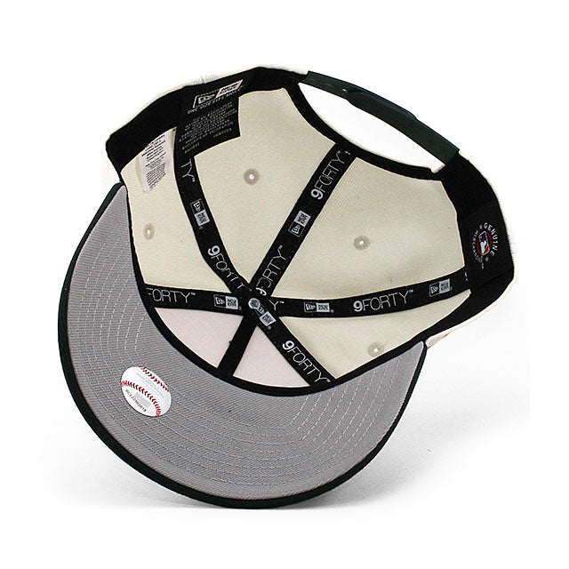 ニューエラ キャップ 9FORTY オークランド アスレチックス MLB 2025 ALL STAR GAME GREY BOTTOM A-FRAME SNAPBACK CAP CREAM