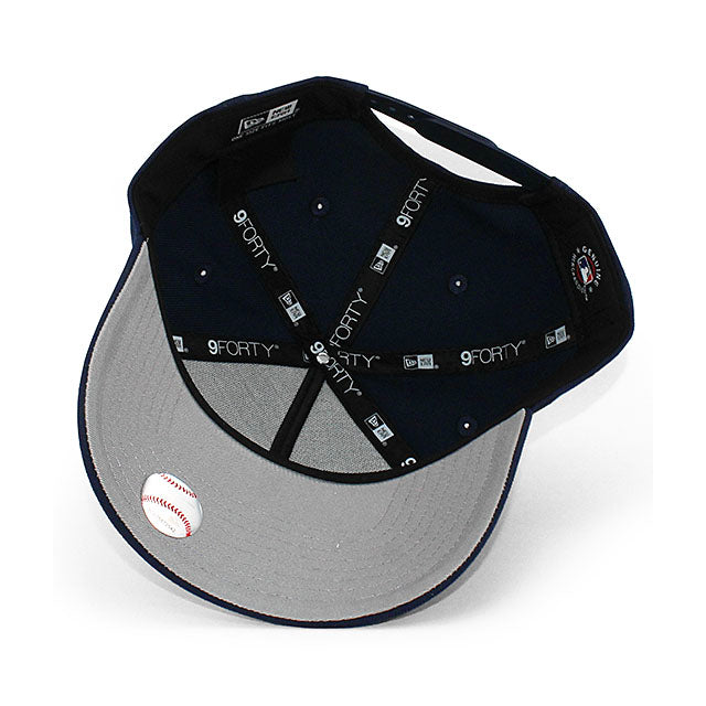 ニューエラ キャップ 9FORTY ロサンゼルス ドジャース MLB 2025 WORLD SERIES CHAMPIONS GREY BOTTOM A-FRAME SNAPBACK CAP NAVY