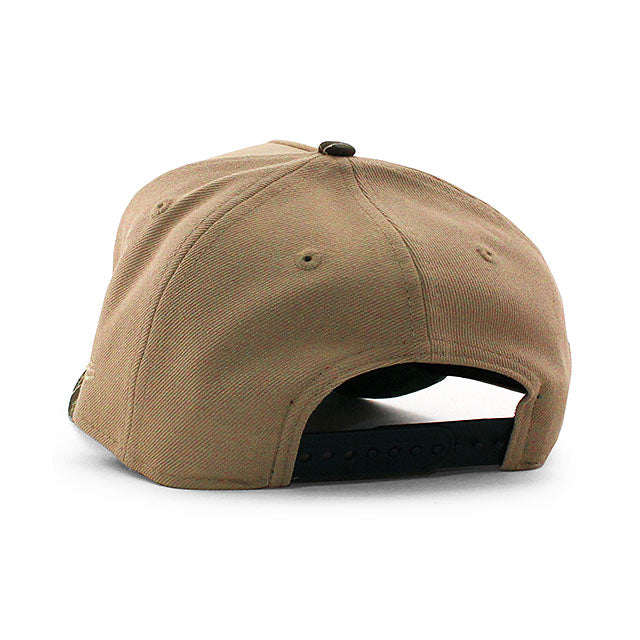 ニューエラ キャップ 9FORTY シアトル マリナーズ MLB 20TH GREEN BOTTOM A-FRAME SNAPBACK CAP CAMEL
