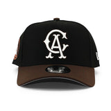 ニューエラ キャップ 9FORTY カリフォルニア エンゼルス MLB 25TH GREY BOTTOM A-FRAME SNAPBACK CAP BLACK