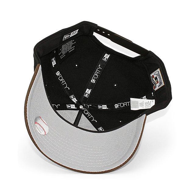 ニューエラ キャップ 9FORTY カリフォルニア エンゼルス MLB 25TH GREY BOTTOM A-FRAME SNAPBACK CAP BLACK