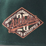 ニューエラ キャップ 9FORTY オークランド アスレチックス MLB 25TH GREY BOTTOM A-FRAME SNAPBACK CAP GREEN