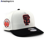 ニューエラ キャップ 9FORTY サンフランシスコ ジャイアンツ MLB 25YEAR KELLY GREEN BOTTOM A-FRAME SNAPBACK CAP CREAM