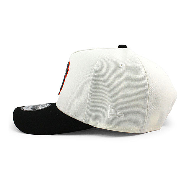 ニューエラ キャップ 9FORTY サンフランシスコ ジャイアンツ MLB 25YEAR KELLY GREEN BOTTOM A-FRAME SNAPBACK CAP CREAM