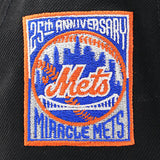 ニューエラ キャップ 9FORTY ニューヨーク メッツ MLB 25TH GREY BOTTOM A-FRAME SNAPBACK CAP BLACK