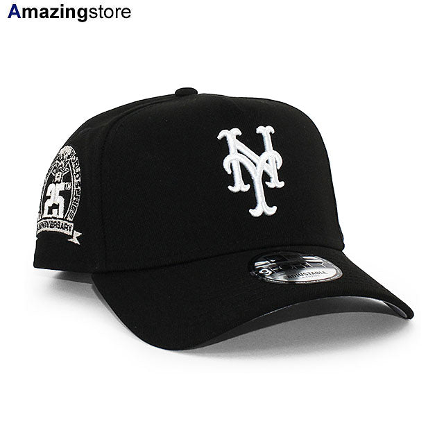 ニューエラ キャップ 9FORTY ニューヨーク メッツ MLB 2000 WORLD SERIES SUBWAY SERIES 25TH GREY BOTTOM A-FRAME SNAPBACK CAP BLACK