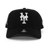 ニューエラ キャップ 9FORTY ニューヨーク メッツ MLB 2000 WORLD SERIES SUBWAY SERIES 25TH GREY BOTTOM A-FRAME SNAPBACK CAP BLACK