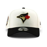 ニューエラ キャップ 9FORTY トロント ブルージェイズ MLB 30TH GREY BOTTOM A-FRAME SNAPBACK CAP CREAM