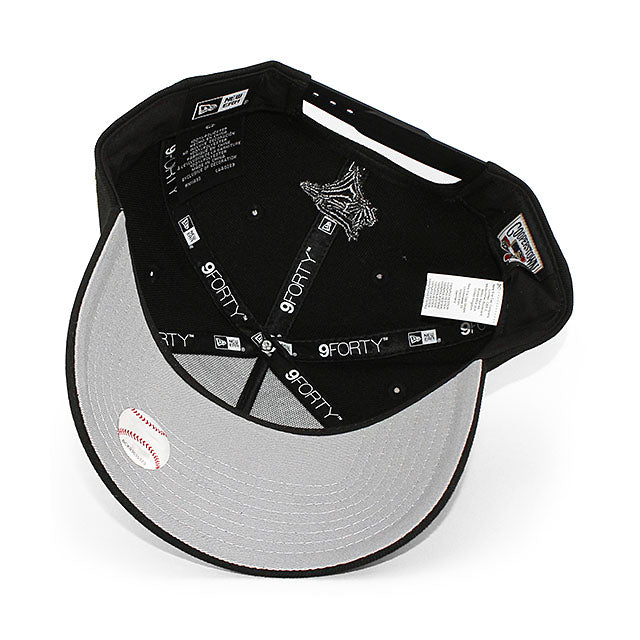 ニューエラ キャップ 9FORTY トロント ブルージェイズ MLB 30TH GREY BOTTOM A-FRAME SNAPBACK CAP BLACK