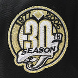 ニューエラ キャップ 9FORTY トロント ブルージェイズ MLB 30TH GREY BOTTOM A-FRAME SNAPBACK CAP BLACK