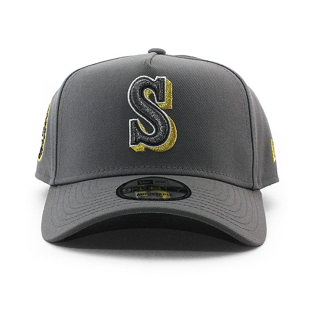 ニューエラ キャップ 9FORTY シアトル マリナーズ MLB 35TH GREY BOTTOM A-FRAME SNAPBACK CAP GRAY