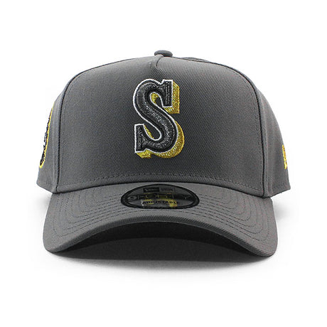 ニューエラ キャップ 9FORTY シアトル マリナーズ MLB 35TH GREY BOTTOM A-FRAME SNAPBACK CAP GRAY