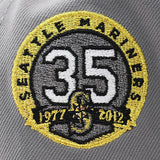ニューエラ キャップ 9FORTY シアトル マリナーズ MLB 35TH GREY BOTTOM A-FRAME SNAPBACK CAP GRAY