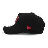 ニューエラ キャップ 9FORTY ロサンゼルス エンゼルス MLB 40TH RED BOTTOM A-FRAME SNAPBACK CAP BLACK