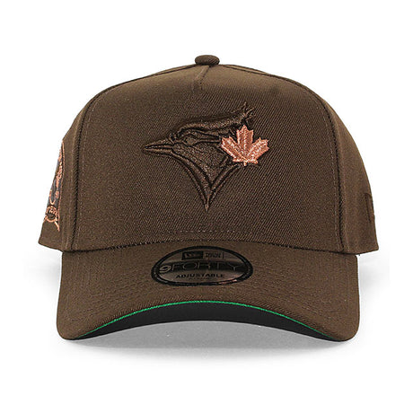 ニューエラ キャップ 9FORTY トロント ブルージェイズ MLB 40TH SEASON GREEN BOTTOM A-FRAME SNAPBACK CAP BROWN