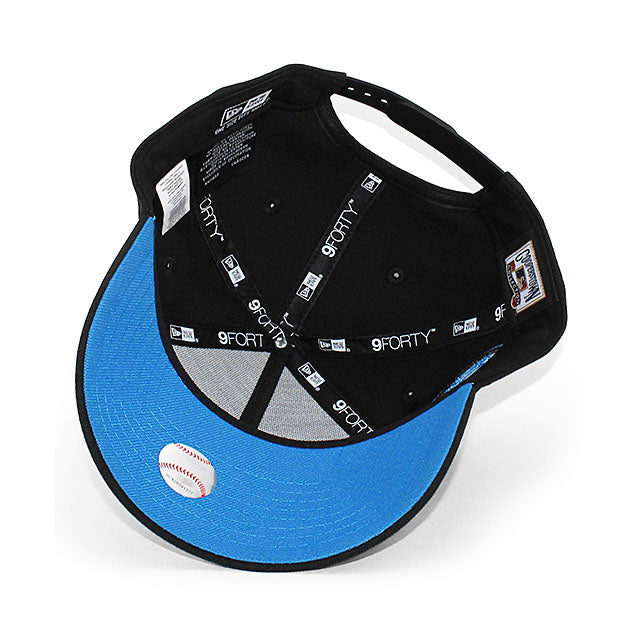 ニューエラ キャップ 9FORTY トロント ブルージェイズ MLB 40TH BLUE BOTTOM A-FRAME SNAPBACK CAP BLACK