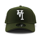 ニューエラ キャップ 9FORTY ロサンゼルス ドジャース MLB UPSIDE DOWN 40TH GREY BOTTOM A-FRAME SNAPBACK CAP GREEN
