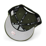 ニューエラ キャップ 9FORTY ロサンゼルス ドジャース MLB UPSIDE DOWN 40TH GREY BOTTOM A-FRAME SNAPBACK CAP GREEN