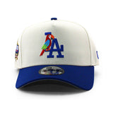 ニューエラ キャップ 9FORTY スナップバック ロサンゼルス ドジャース MLB 40TH GREY BOTTOM A-FRAME SNAPBACK CAP CREAM