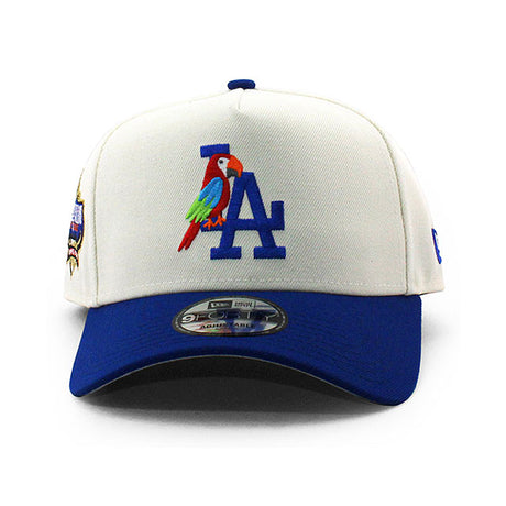 ニューエラ キャップ 9FORTY スナップバック ロサンゼルス ドジャース MLB 40TH GREY BOTTOM A-FRAME SNAPBACK CAP CREAM
