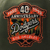 ニューエラ キャップ 9FORTY ロサンゼルス ドジャース MLB 40TH GREY BOTTOM A-FRAME SNAPBACK CAP OLIVE