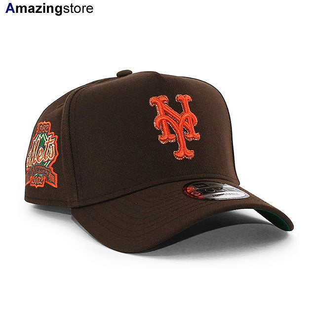 ニューエラ キャップ 9FORTY ニューヨーク メッツ MLB 40TH GREEN BOTTOM A-FRAME SNAPBACK CAP BROWN