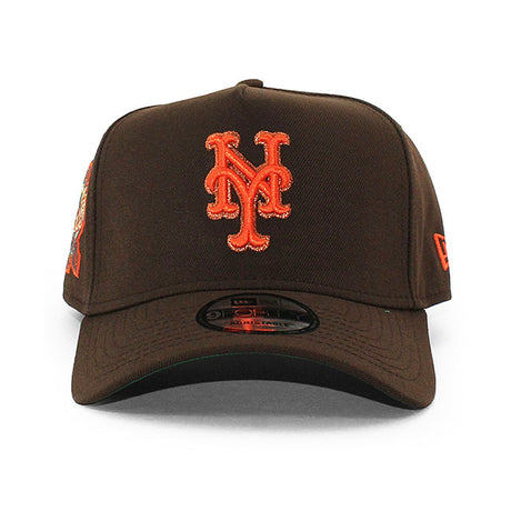 ニューエラ キャップ 9FORTY ニューヨーク メッツ MLB 40TH GREEN BOTTOM A-FRAME SNAPBACK CAP BROWN