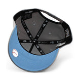 ニューエラ キャップ 9FORTY テキサス レンジャーズ MLB 40TH LT BLUE BOTTOM A-FRAME SNAPBACK CAP GRAY
