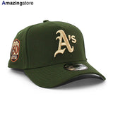 ニューエラ キャップ 9FORTY オークランド アスレチックス MLB 50TH GREY BOTTOM A-FRAME SNAPBACK CAP GREEN