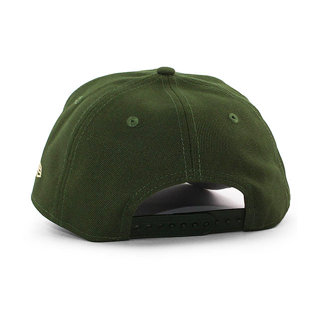 ニューエラ キャップ 9FORTY オークランド アスレチックス MLB 50TH GREY BOTTOM A-FRAME SNAPBACK CAP GREEN