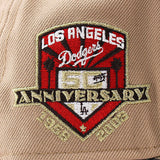 ニューエラ キャップ 9FORTY ロサンゼルス ドジャース MLB 50TH GREEN BOTTOM A-FRAME SNAPBACK CAP CAMEL