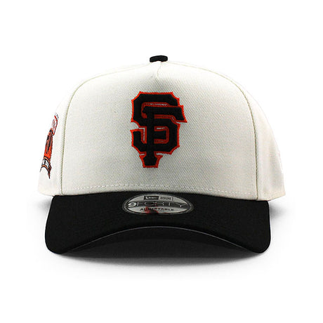 ニューエラ キャップ 9FORTY サンフランシスコ ジャイアンツ MLB 50TH GREY BOTTOM A-FRAME SNAPBACK CAP CREAM