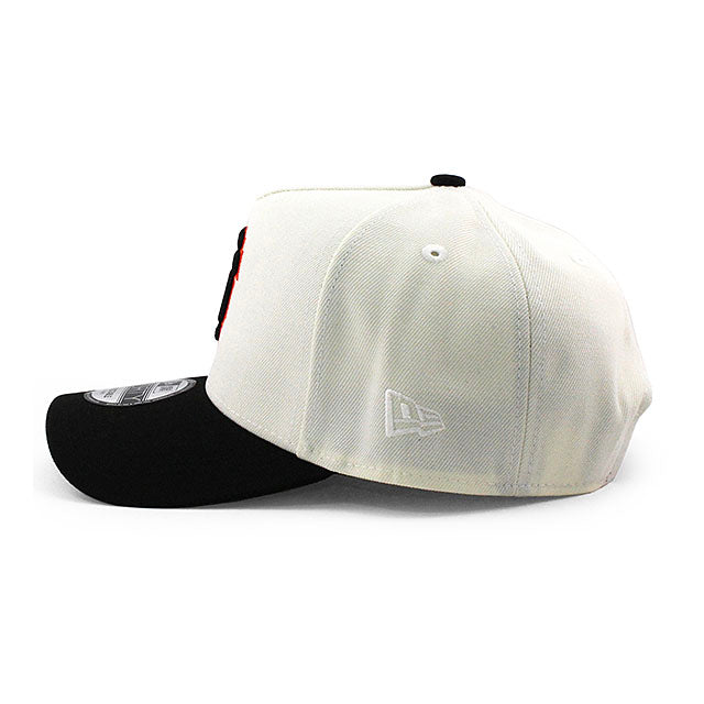 ニューエラ キャップ 9FORTY サンフランシスコ ジャイアンツ MLB 50TH GREY BOTTOM A-FRAME SNAPBACK CAP CREAM
