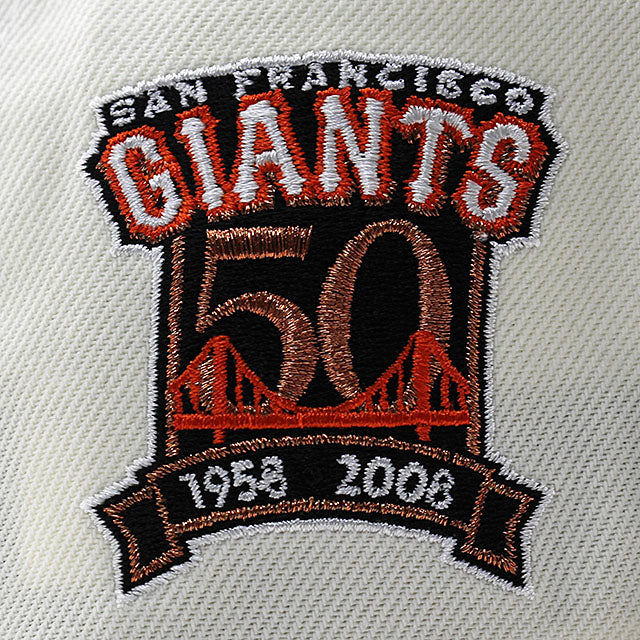 ニューエラ キャップ 9FORTY サンフランシスコ ジャイアンツ MLB 50TH GREY BOTTOM A-FRAME SNAPBACK CAP CREAM